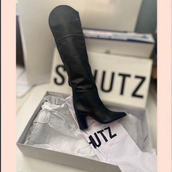 Schutz Anaisha over the knee pointed toe Boots NIB - Picture 9 of 9